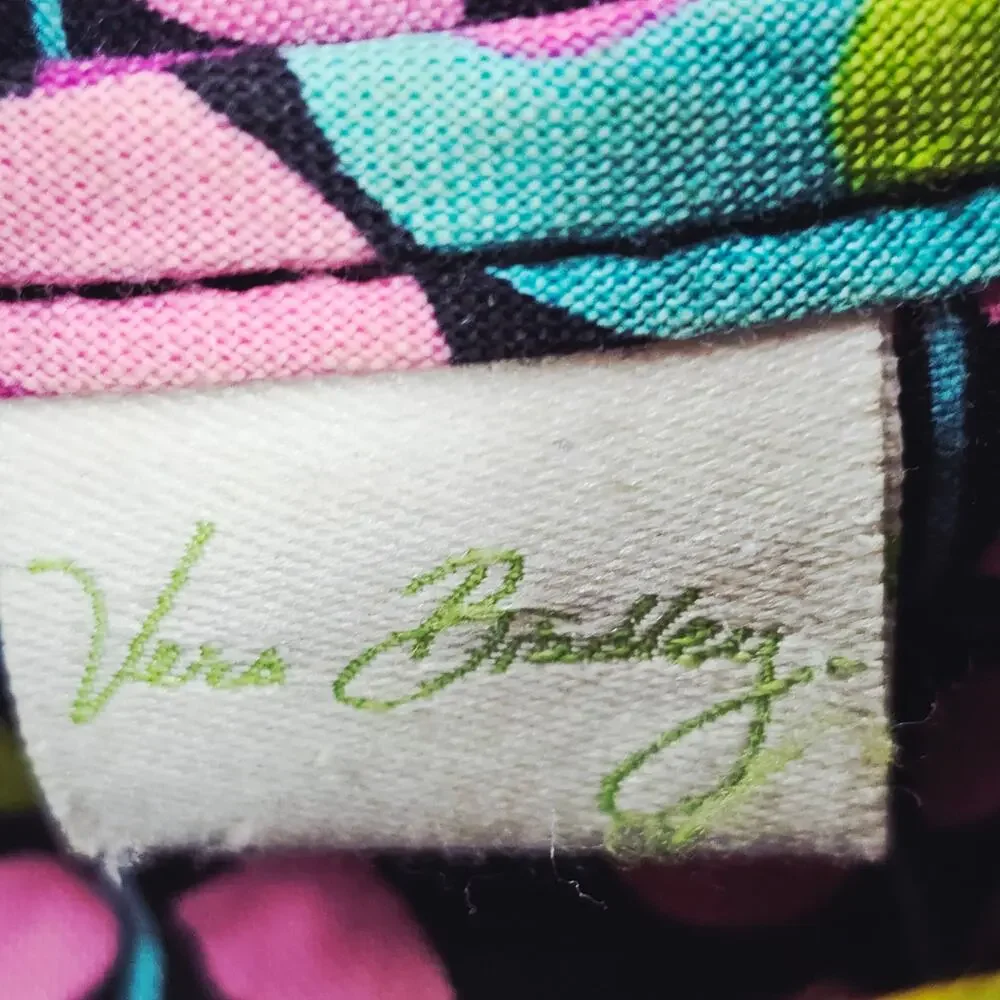 Vera Bradley Multicolor Floral Bucket Backpack Retired Cotton Quilted Boho